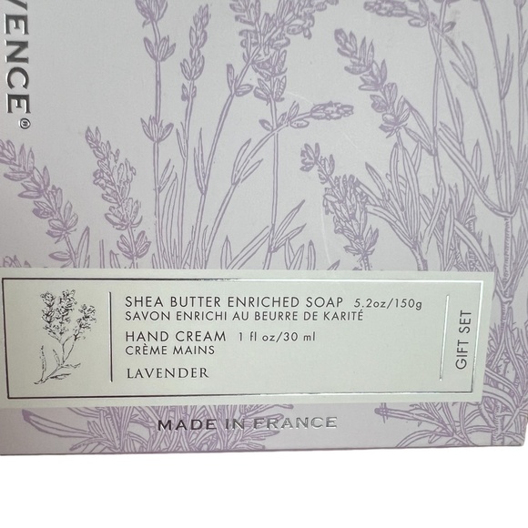 Shea Butter Enriched Soap & Hand Cream Lavender New & Sealed Made In France - Picture 4 of 6